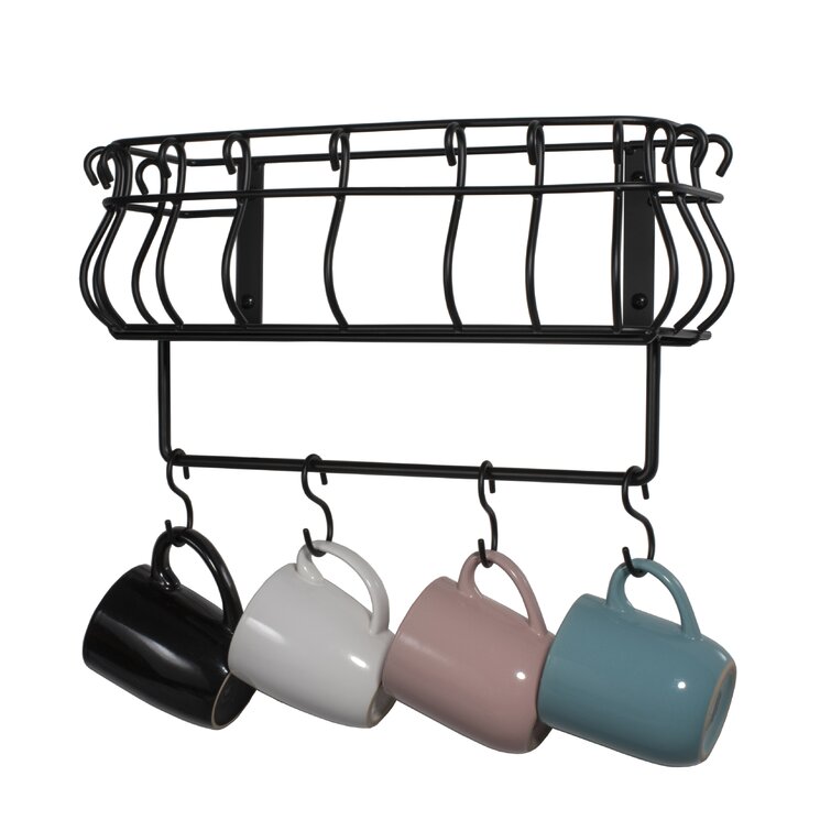 Red Barrel Studio® Metal Rectangle Wall Mounted Pot Rack & Reviews