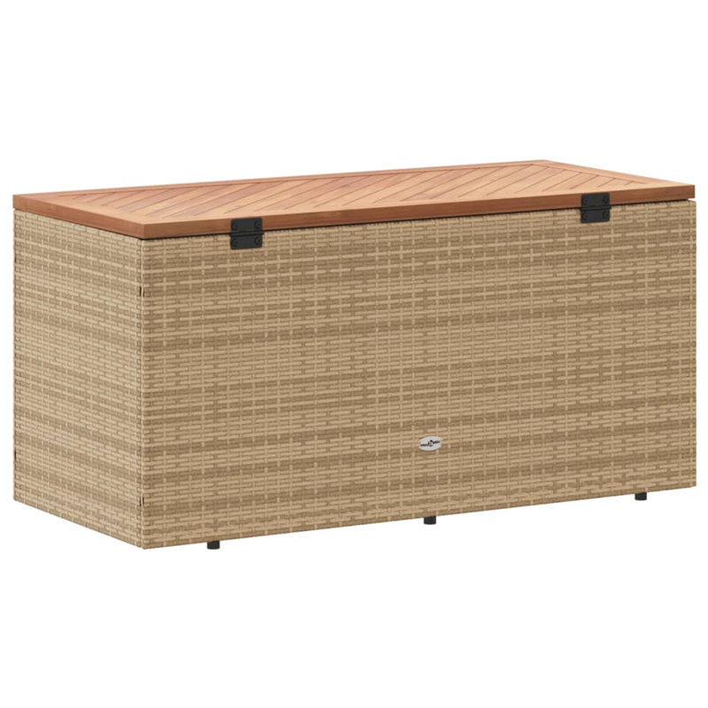 17 Stories Nuetzel 110cm W Deck Box, Beige