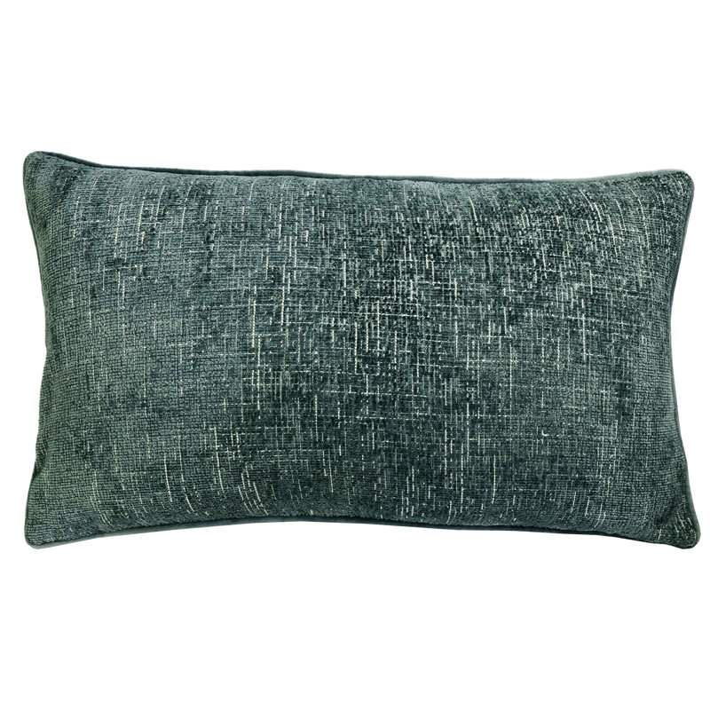 Ewoud Feather Throw Pillow, Denim