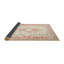 Tapis contemporain ivoire / orange clair-1943826946