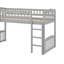 Lit mezzanine simple avec glissoire et échelle