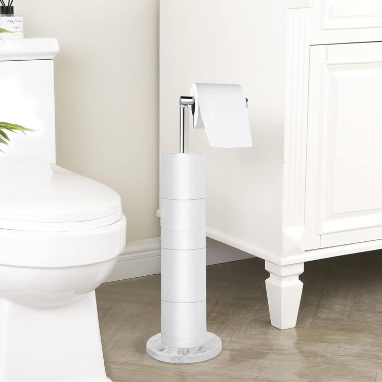 https://assets.wfcdn.com/im/83806170/resize-h755-w755%5Ecompr-r85/2660/266057283/Toilet+Paper+Holder+Stand+With+Weighted+Natural+Marble+Base%2C+Bathroom+Free+Standing+Toilet+Paper+Roll+Holder+With+Reserve%2C+Standing+Toilet+Tissue+Holder+With+Storage+Brushed+Steel.jpg