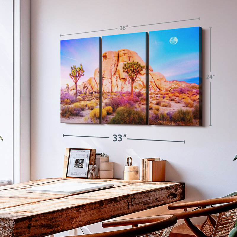 Nature, "Joshua Tree National Park, reproduction d'art sur toile" sur, H 38 po x l 24 po