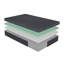 Matelas en mousse viscoélastique imprégnée de gel de thé vert 11 pouces-1816926008