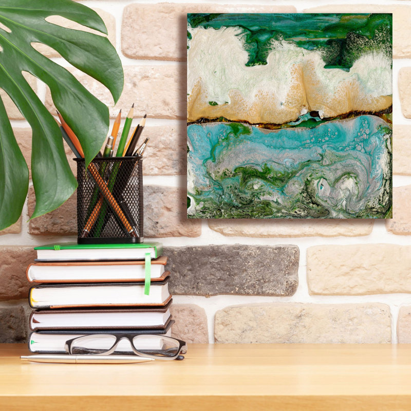 «Euphrates» par Alicia Ludwig, art mural sur toile, H 12 po x l 12 po x P 0,75 po