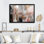 «Pink Rosegold Captivating Circle IV - Modern Shapes», art mural sur toile transitionnel