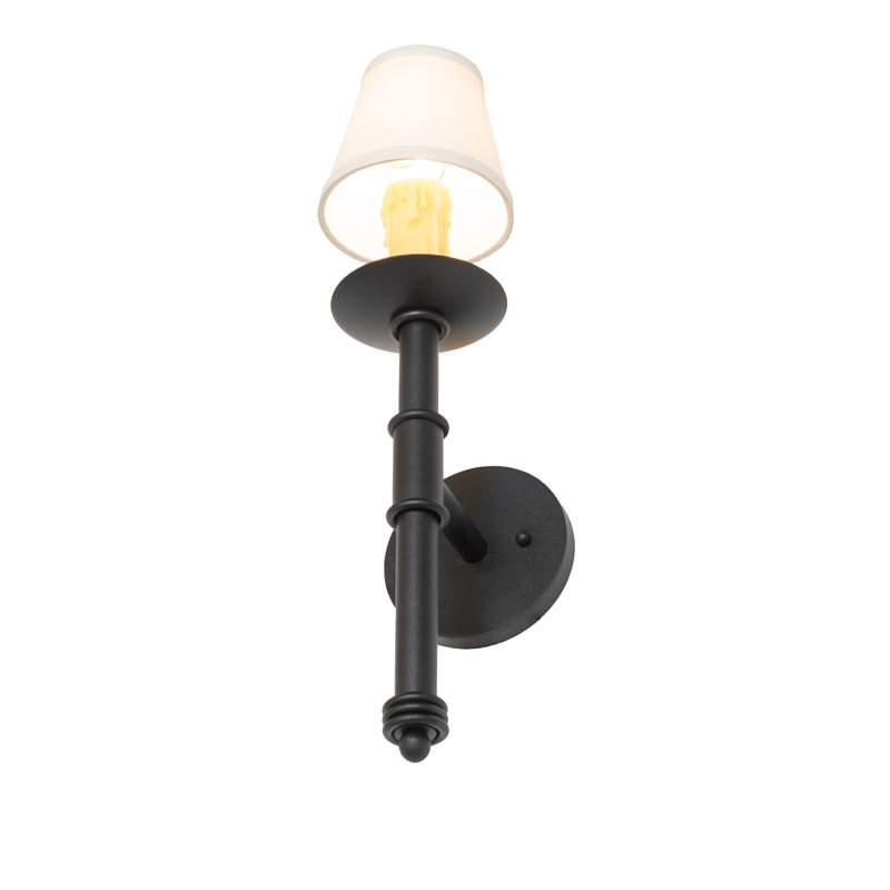 1 - Light Candle Wall Light, 20" H x 5" W x 7" D