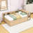 Wooden Frame Daybed with Trundle and Desk and Drawers-2081846205-2081846193