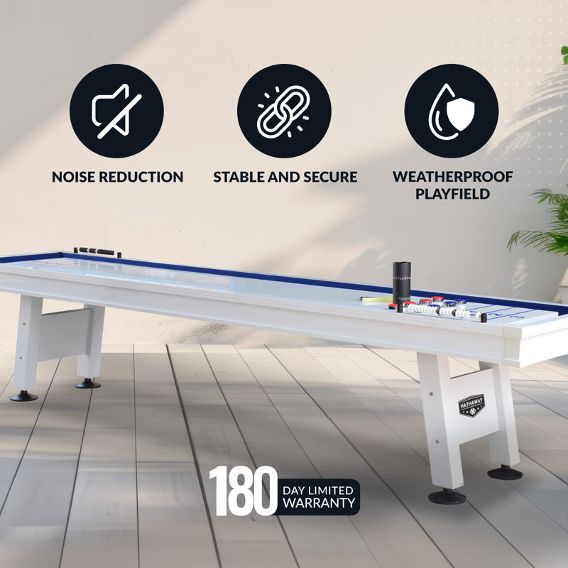 Crestline Hathaway Games 12' Shuffleboard Table