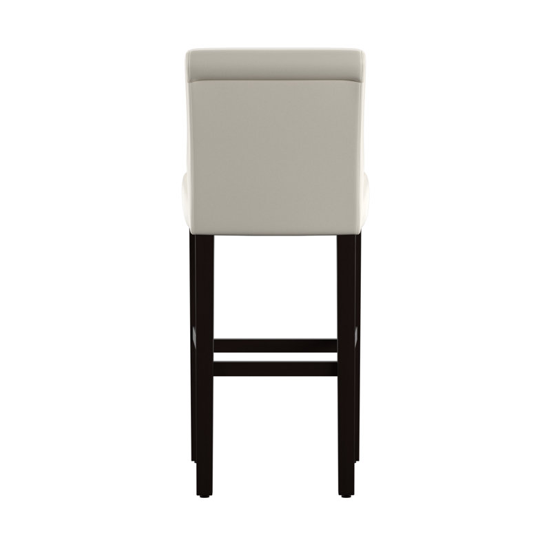 Tabouret de bar et de comptoir Altovise, Blanc, Tabouret de bar (siège d’une hauteur de 30 po)