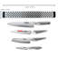 Global Knives Classic Magnetic 5 Piece Assorted Knife Set