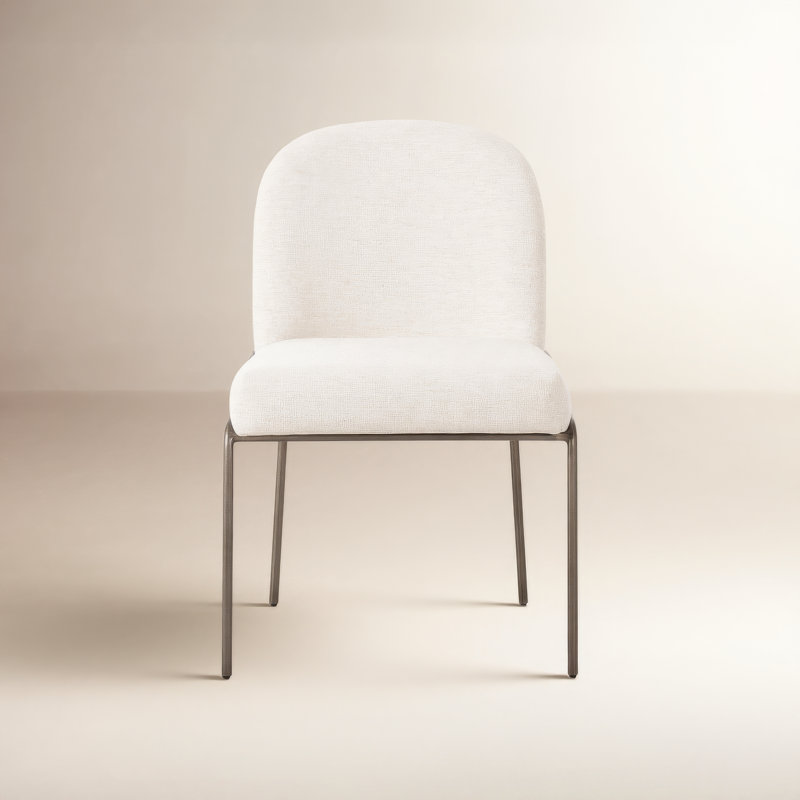 Laina 18.75'' H Upholstered Side Chair, Crypton Nomad Snow
