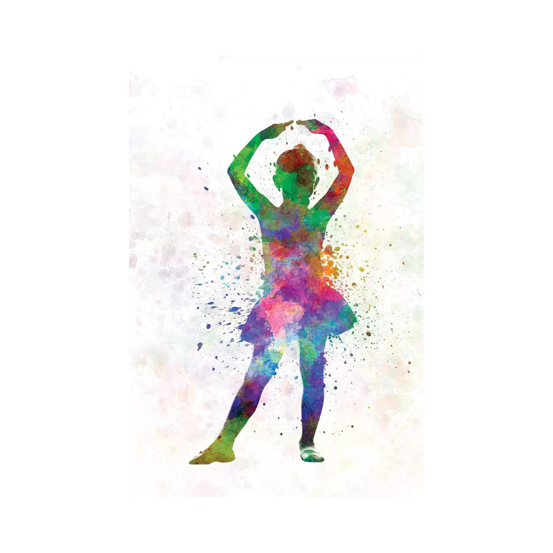 Ballerina Dancing IV by Paul Rommer - Wrapped Canvas Painting, 101.6 cm H x 66.04 cm W