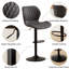 Tabouret de bar pivotant à hauteur réglable-117246450