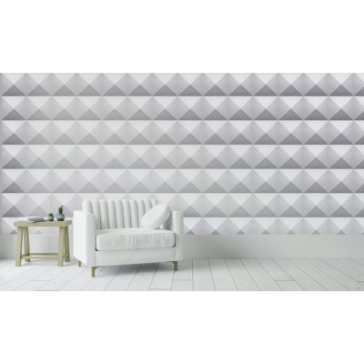 Panneau mural 3D blanc 19,7 po x 19,7 po Falkirk Ross (paquet de 10)
