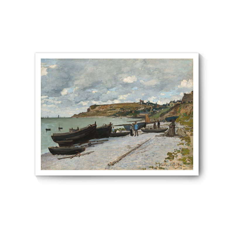 Coastal Wall Art, impression de scène de plage sereine pour la décoration du salon, H 16 po x l 24 po, Sans cadre