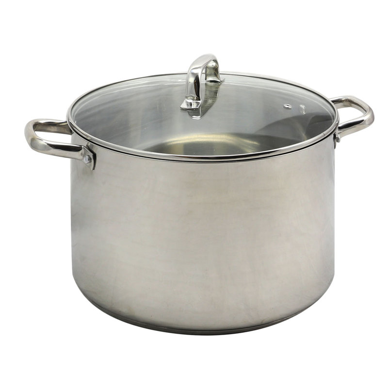 Oster Stainless Steel Stock Pot with Lid, 16 qt.