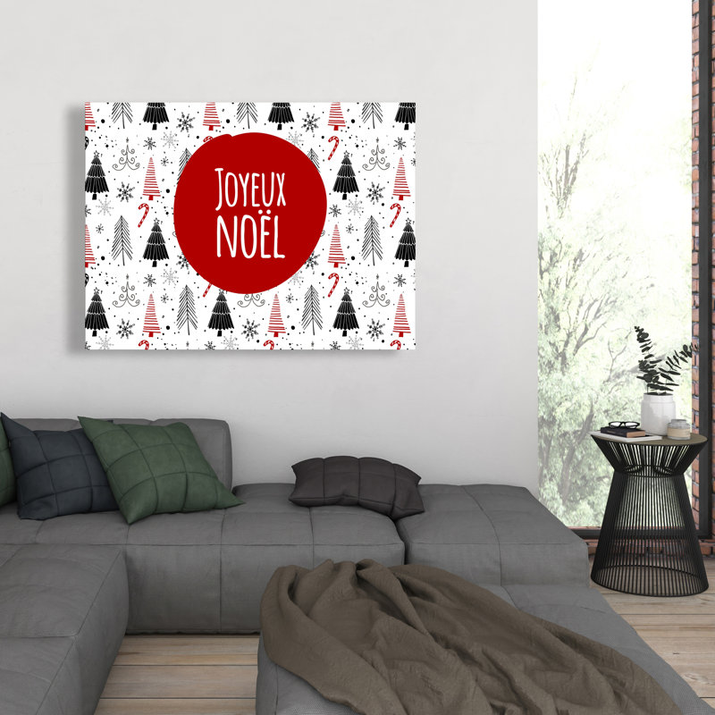 Merry Christmas - Toile pour la décoration des arbres