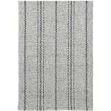 Melange Stripe Grey/Black Handwoven Indoor/Outdoor Rug
