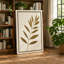Single Stem in Gold Botanical - Wrapped Canvas-735139239-735139246