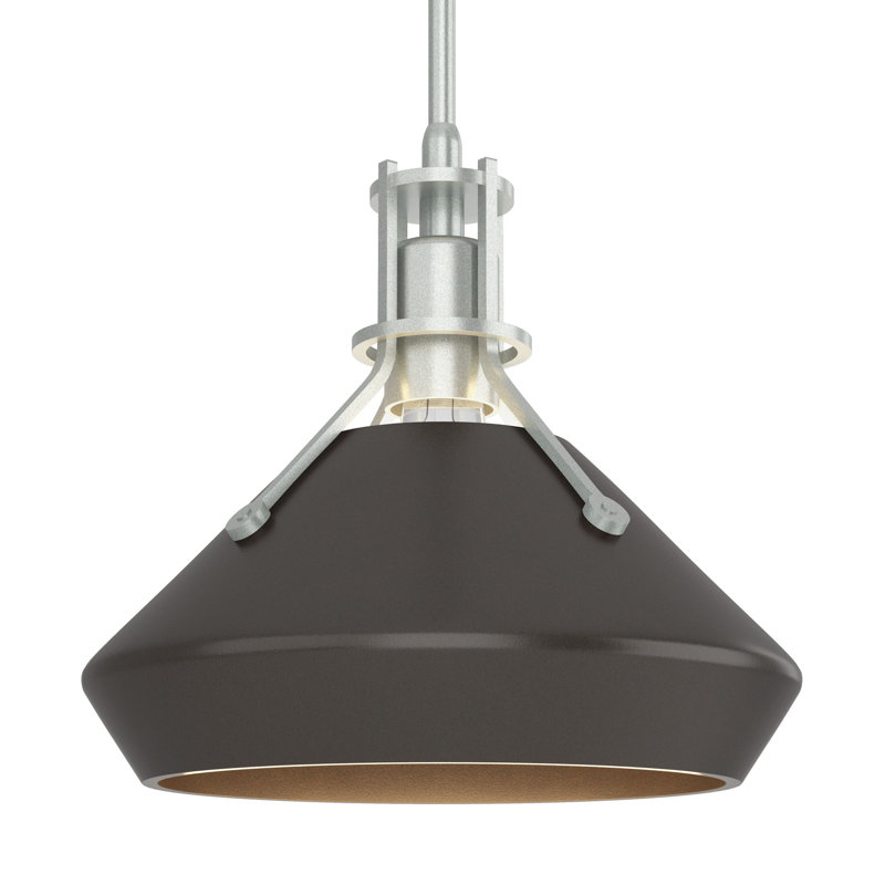 Henry with Chamfer Pendant, Oil Rubbed Bronze, Vintage Platinum