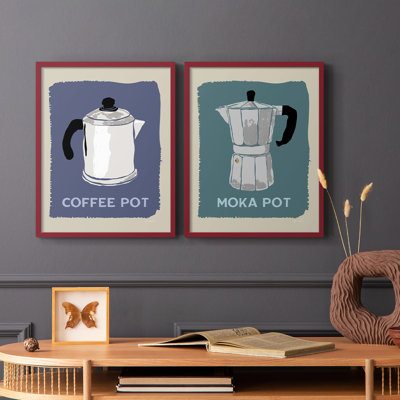 Modern Coffee I-Premium Framed Print -Ready to Hang - No Nails Required - No Nails Required