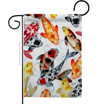 Drapeau de jardin en polyester 18,5 x 13 po Dagon