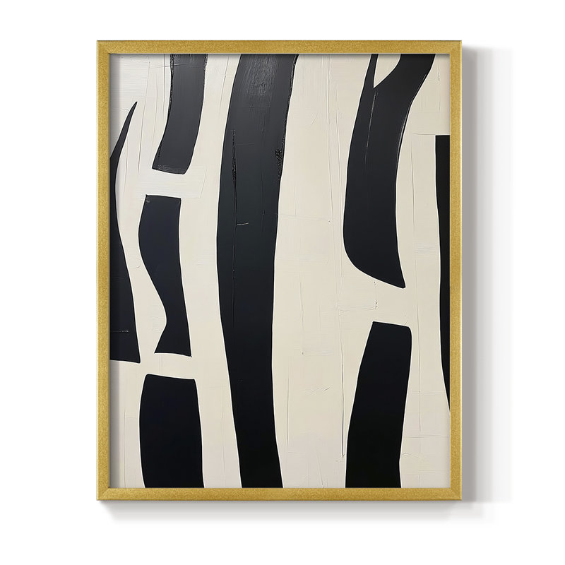 "ABSTRACT Series DCXCI" par J Paul, H 29 po x l 23 po, Doré