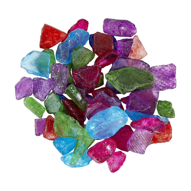 Seaglass Vase Filler, Purple
