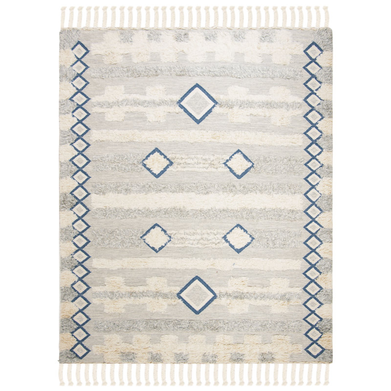 Islas Geometric Hand Woven Area Rug, Rectangle 183 x 274 cm