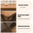 Light brown Rectangular Solid Wood Writing desk-679861010