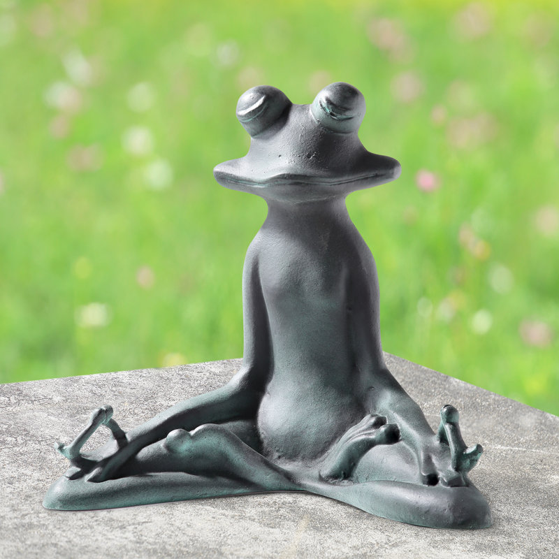Frog Weather Resistant Aluminum Garden Statue