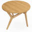Table basse ronde 2-en-1 avec hauteur réglable