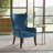 Button Tufted Back Accent Chair