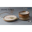Stone Town 12 Pcs. Stoneware Crockery Set For 4 People-83734423