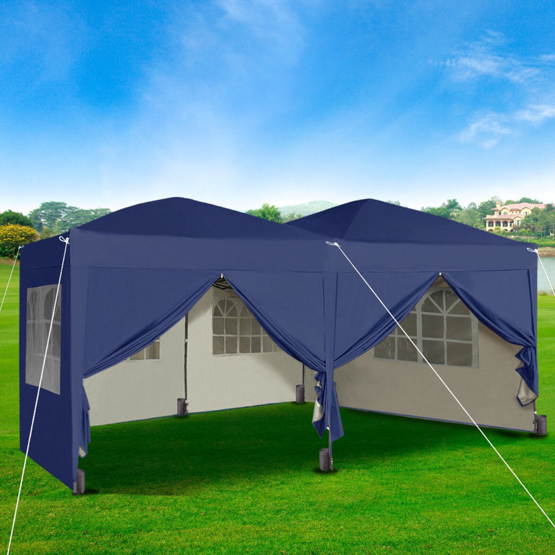 Alanie 6m x 3m Pop Up Gazebo, Blue