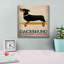 «Dachshund Longboard» par Ryan Fowler, estampe numérique sur toile-721280865