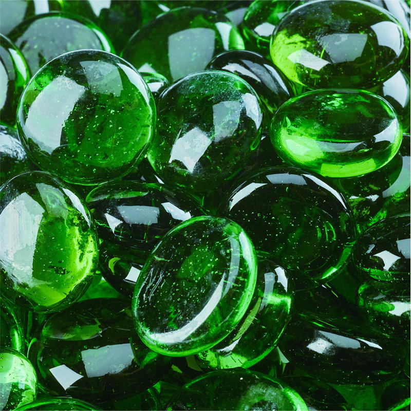 Verre de foyer d'extérieur Perles, Montagne de pins