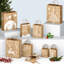 24 pièces de sacs-cadeaux de Noël en vrac avec poignées