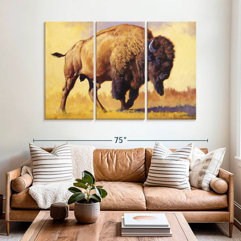 Brampt Tatanka, 42" H x 65" W