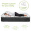 Matelas hybride moyen 12 po Moody-629368087