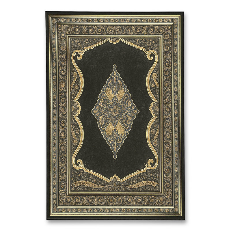 Tapis gris tissé traditionnel Mosso, 4'11" x 7'7"