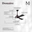 Donaire LED Outdoor Downrod Ceiling Fan-149631334-200816459