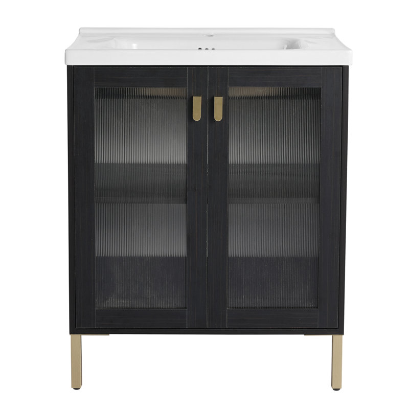 27.76'' Single Bathroom Vanity Base Only
