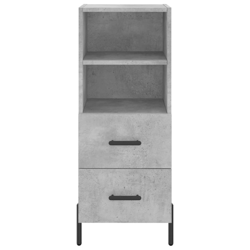Mannuela Iron 1 - Door Standard Accent Cabinet, Concrete Grey
