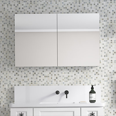 Armoire de rangement de salle de bain murale, armoire à pharmacie, armoire de salle de bain moderne avec miroir
