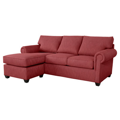 Charlotte 86" Wide Reversible Sofa & Chaise with Ottoman
