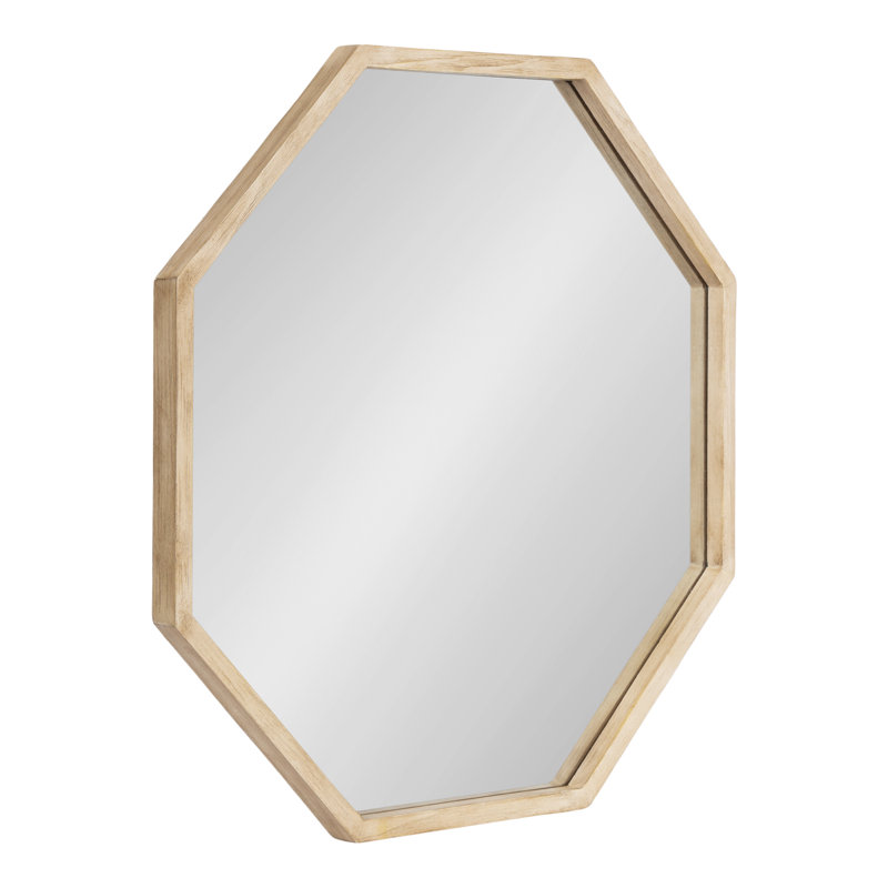 Shivai Solid Wood Octagon Mirror