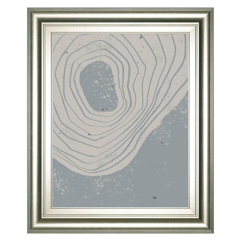 Lithic Loop II Wall Art - 22" x 26" - Silver Frame