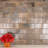 Metallo 4 in. x 12 in. Glossy Ceramic Subway Metal Look Wall Tile-61414693